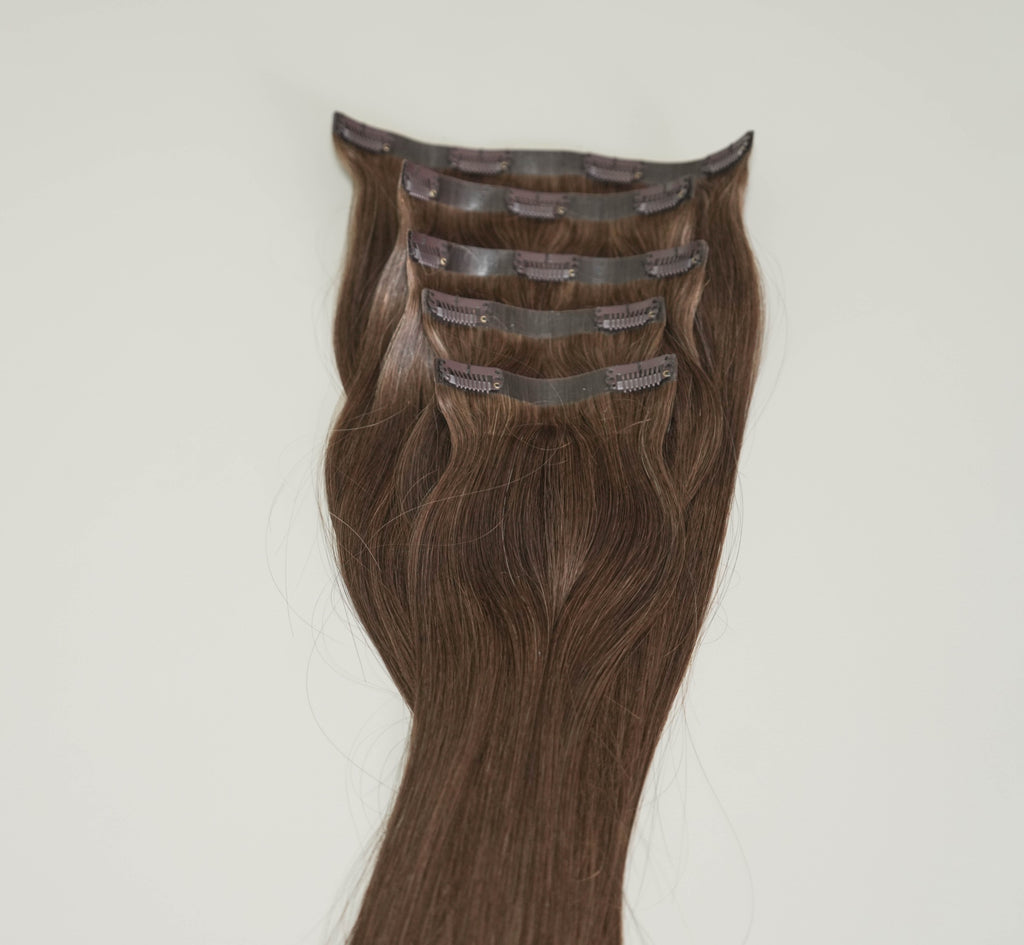 clipin Dark Brown 3 20in
